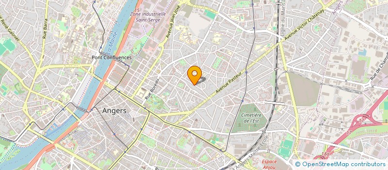localisation de l'entreprise TALIO LAVERIE à ANGERS