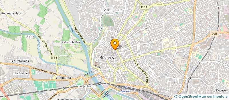 localisation de l'entreprise TALION  BEZIERS