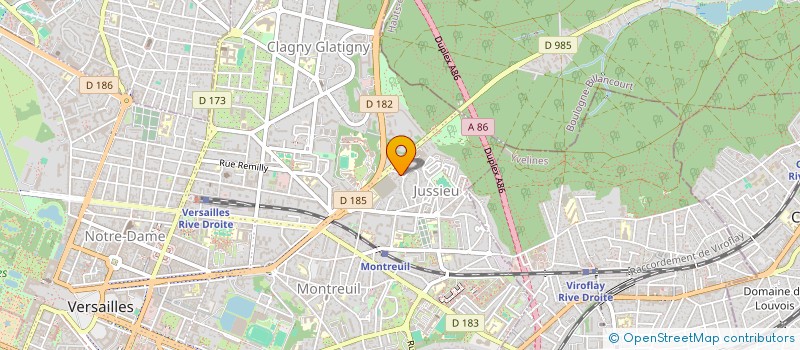 localisation de l'entreprise TALIOS à VERSAILLES