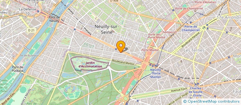 localisation de l'entreprise TALIPOT à NEUILLY-SUR-SEINE