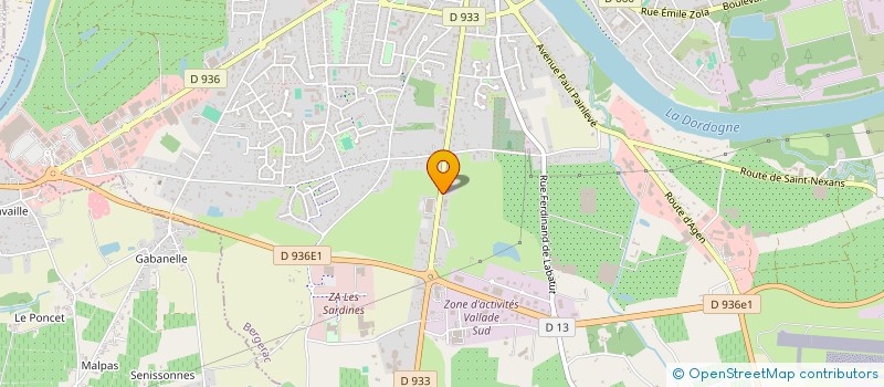 localisation de l'entreprise TALIS CORPORATE à BERGERAC