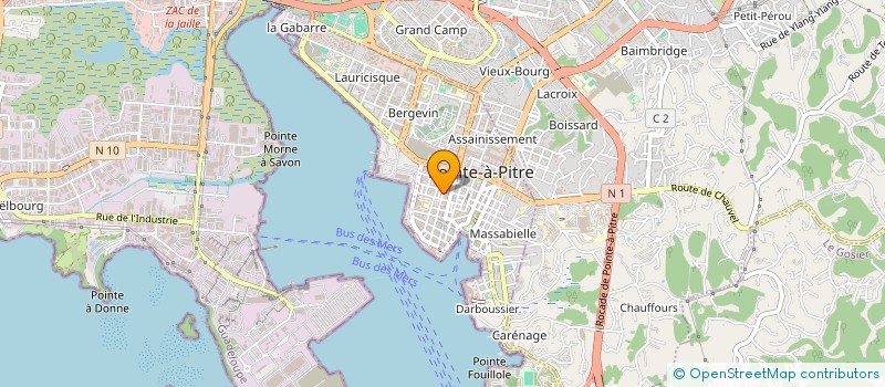localisation de l'entreprise TALISMAN à POINTE A PITRE