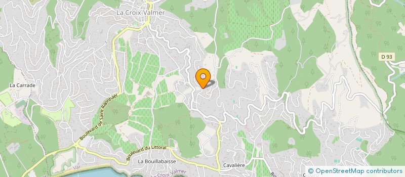 localisation de l'entreprise TALISMAN  LA CROIX-VALMER
