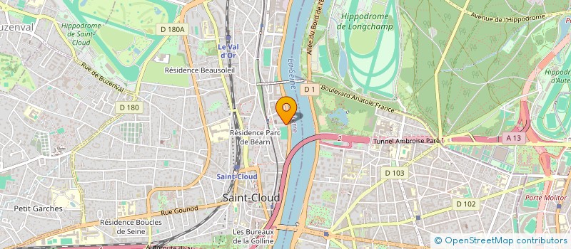 localisation de l'entreprise TALISMAN  SAINT-CLOUD