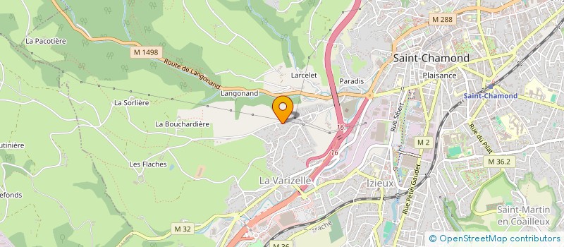 localisation de l'entreprise TALISMAN IMMOBILIER  SAINT-CHAMOND