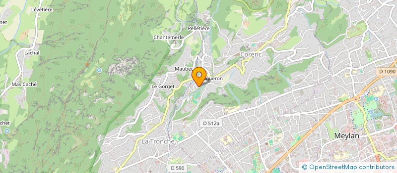 localisation de l'entreprise TALITHAKOUM  CORENC