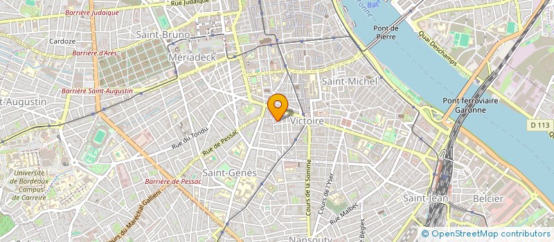 localisation de l'entreprise TALITRES à BORDEAUX
