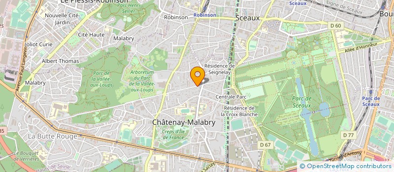 localisation de l'entreprise TALIUM  CHATENAY-MALABRY