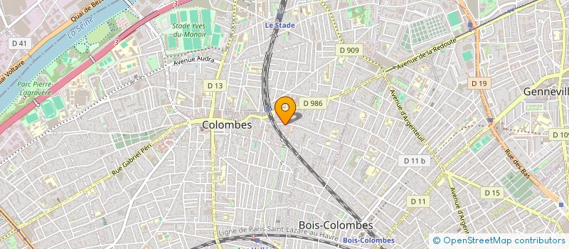 localisation de l'entreprise TALIVE à COLOMBES
