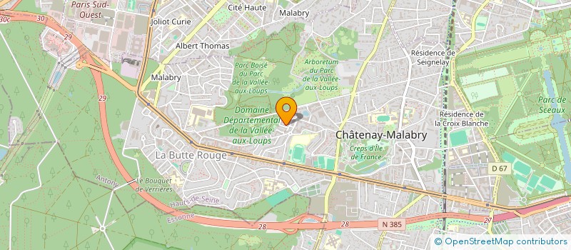 localisation de l'entreprise TALK4  CHATENAY-MALABRY