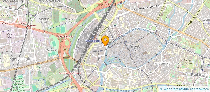 localisation de l'entreprise TALKCOM.PR à STRASBOURG