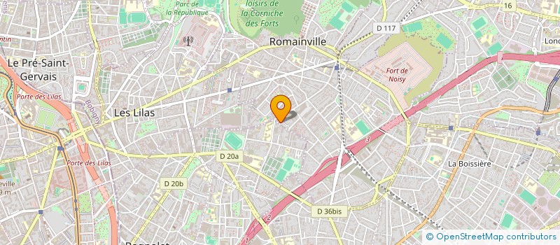 localisation de l'entreprise TALKHA SERVICES à ROMAINVILLE