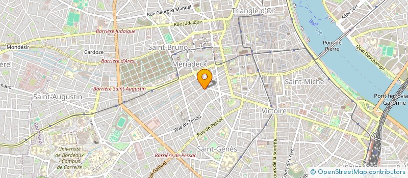 localisation de l'entreprise TALKIE WALKIE  BORDEAUX