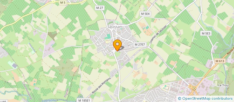 localisation de l'entreprise TALLA TRANSPORTS  SAUSSAN