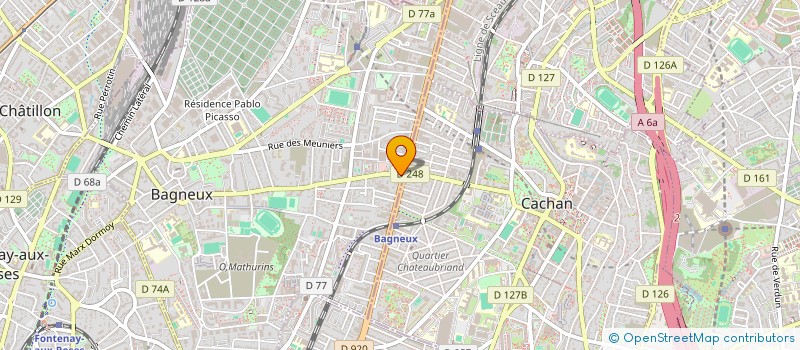 localisation de l'entreprise TALLAL à BAGNEUX