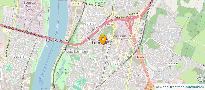 localisation de l'entreprise TALLAVI  LORMONT