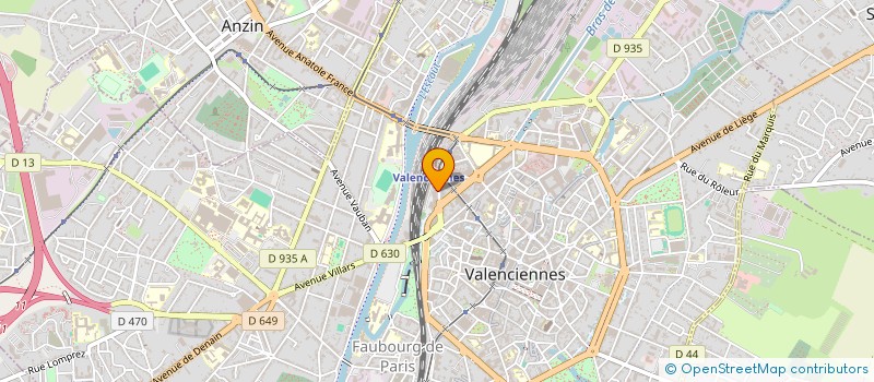 localisation de l'entreprise TALLEC - DOCHY CANTINEAU à VALENCIENNES