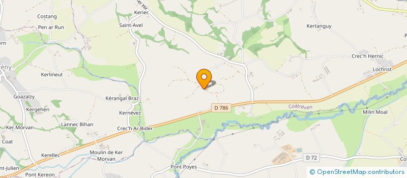 localisation de l'entreprise TALLEC - GREGORI  COATREVEN