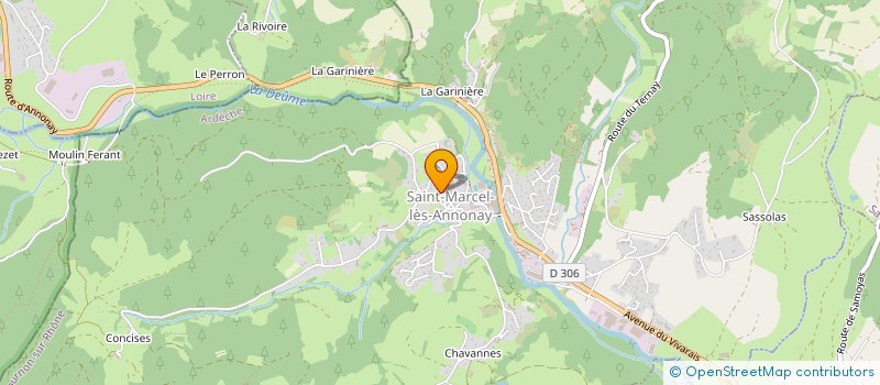 localisation de l'entreprise TALLENTYS à SAINT-MARCEL-LES-ANNONAY