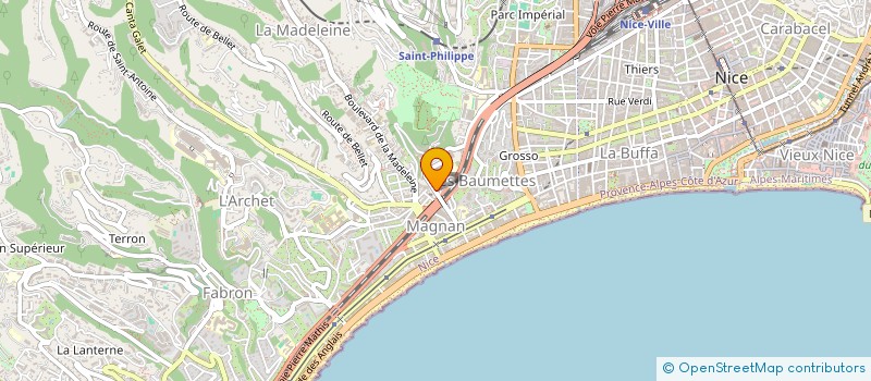 localisation de l'entreprise TALLET  NICE