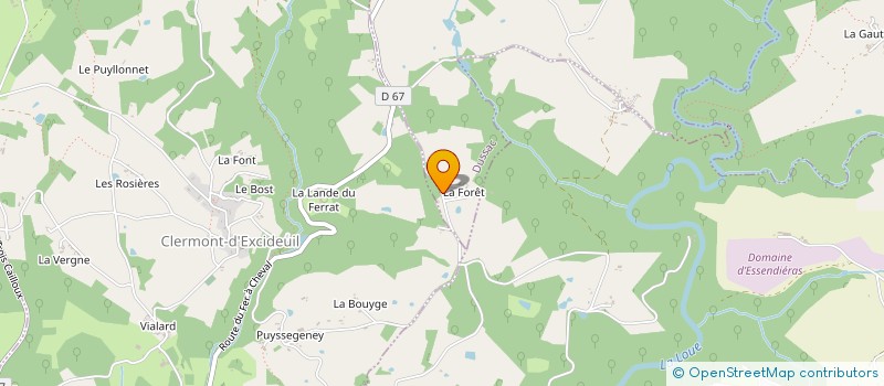 localisation de l'entreprise TALLET ET FILS à SARLANDE