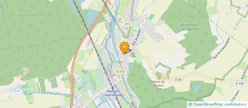 localisation de l'entreprise TALLEU  WATTEN