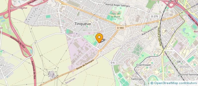 localisation de l'entreprise TALLEYRAND SEVEN  TINQUEUX