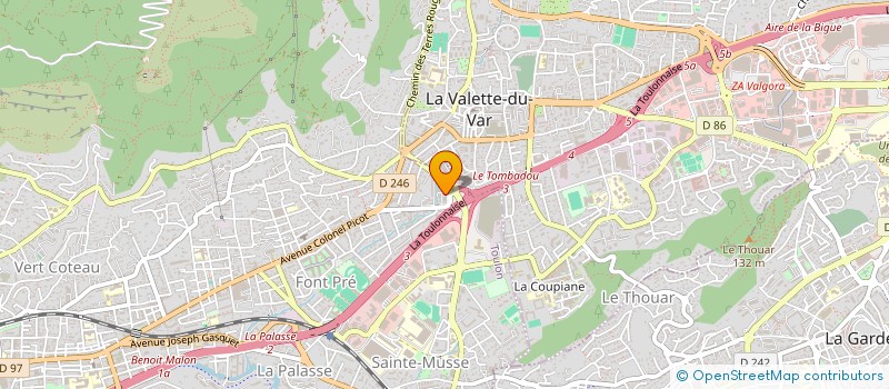 localisation de l'entreprise TALLIAJAN  TOULON