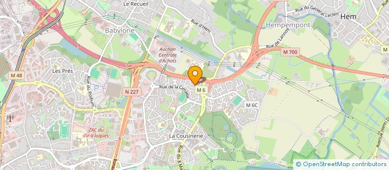 localisation de l'entreprise TALLIENCE à VILLENEUVE-D'ASCQ