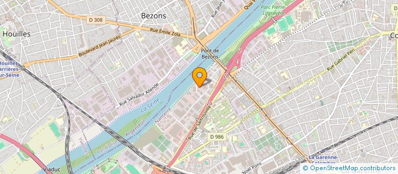 localisation de l'entreprise TALLYGENICOM à NANTERRE