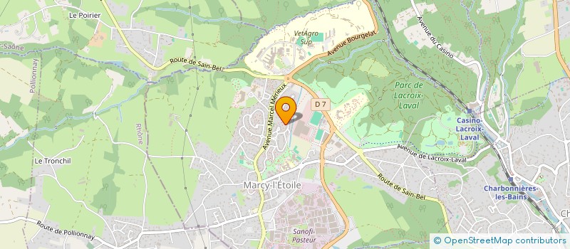 localisation de l'entreprise TALM  POLLIONNAY