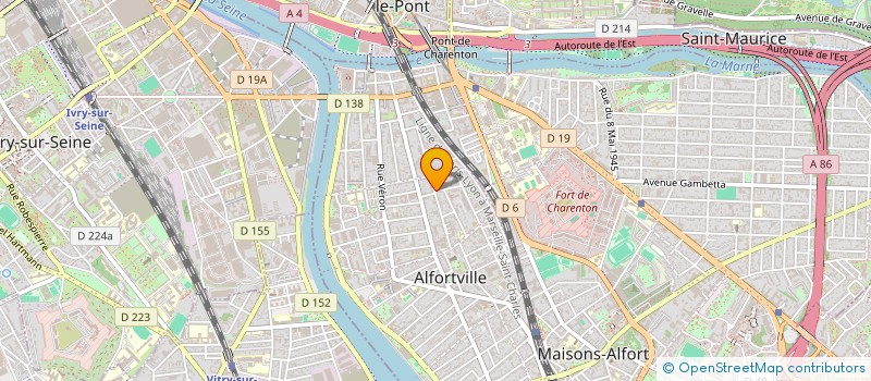 localisation de l'entreprise TALM INVEST à ALFORTVILLE