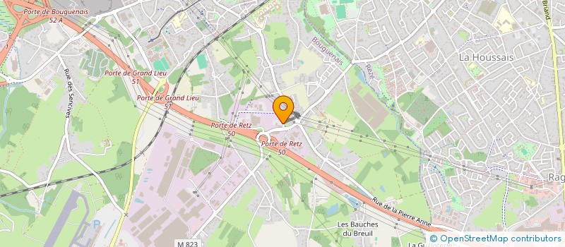 localisation de l'entreprise TALMA à BOUGUENAIS