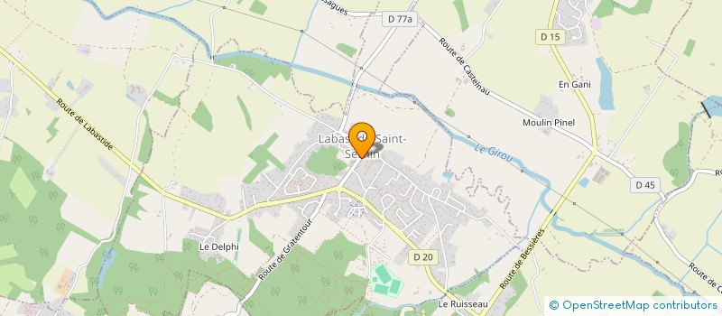 localisation de l'entreprise TALMELIER  LABASTIDE-SAINT-SERNIN