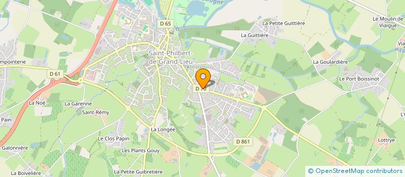 localisation de l'entreprise TALMEST  SAINT-PHILBERT-DE-GRAND-LIEU