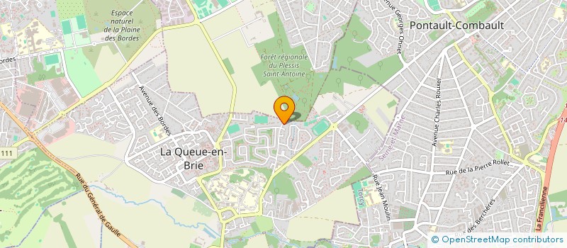localisation de l'entreprise TALO PREVENTION à LA QUEUE-EN-BRIE