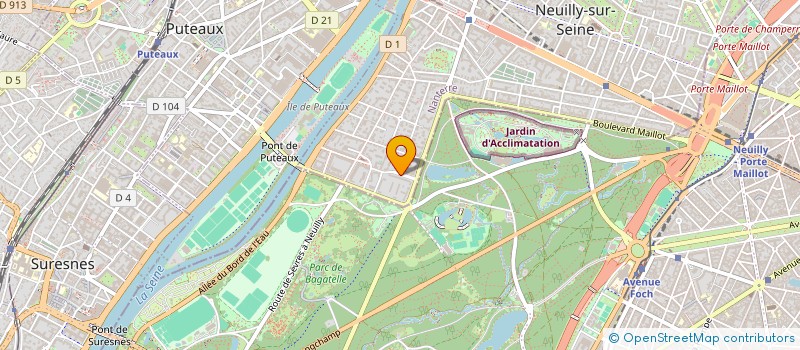 localisation de l'entreprise TALOA à NEUILLY-SUR-SEINE