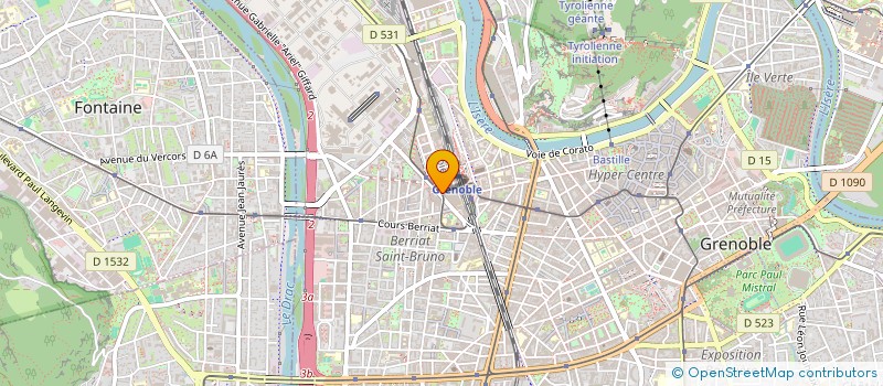 localisation de l'entreprise TALOC' DE SPORT  GRENOBLE