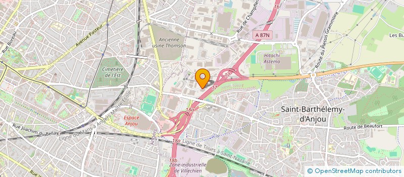 localisation de l'entreprise TALOL  SAINT-BARTHELEMY-D'ANJOU