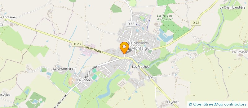 localisation de l'entreprise TALON à LA BOISSIERE-DE-MONTAIGU