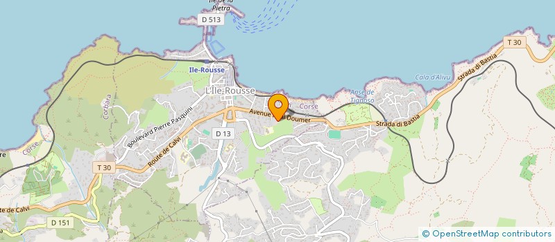 localisation de l'entreprise TALON à L'ILE-ROUSSE