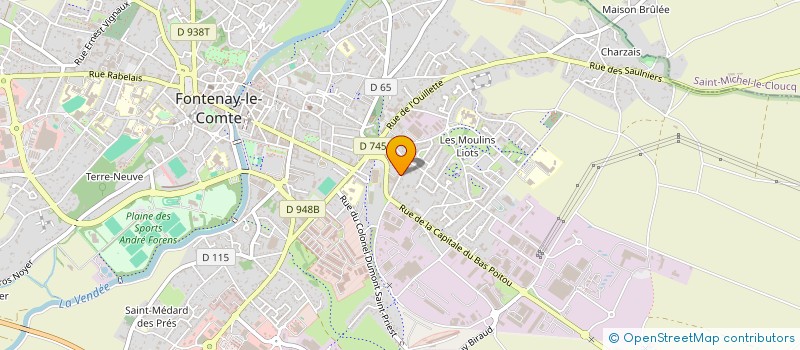 localisation de l'entreprise TALON  LONGEVES