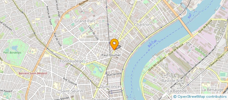 localisation de l'entreprise TALON AIGUILLE à BORDEAUX