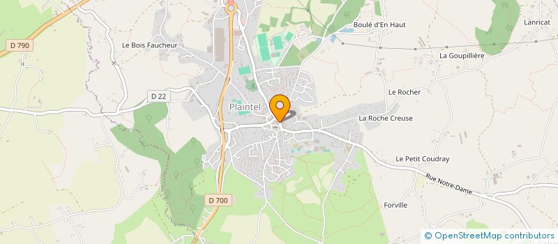 localisation de l'entreprise TALON AIGUILLE à PLAINTEL