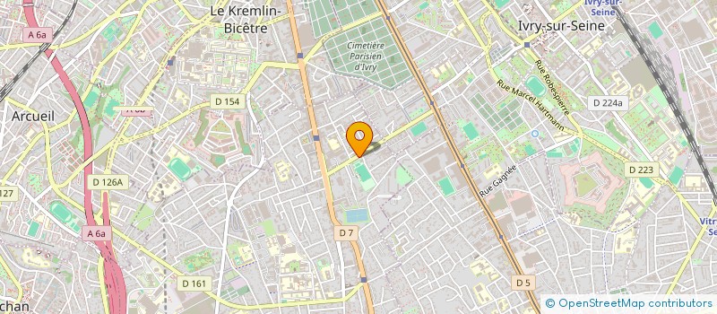 localisation de l'entreprise TALON AILE à VILLEJUIF