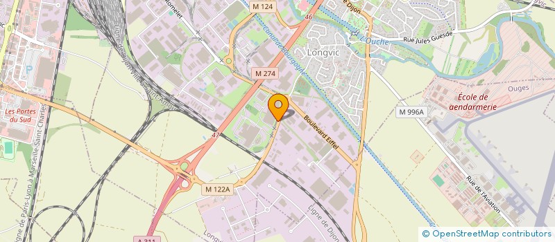 localisation de l'entreprise TALON CO-PRODUITS  LONGVIC