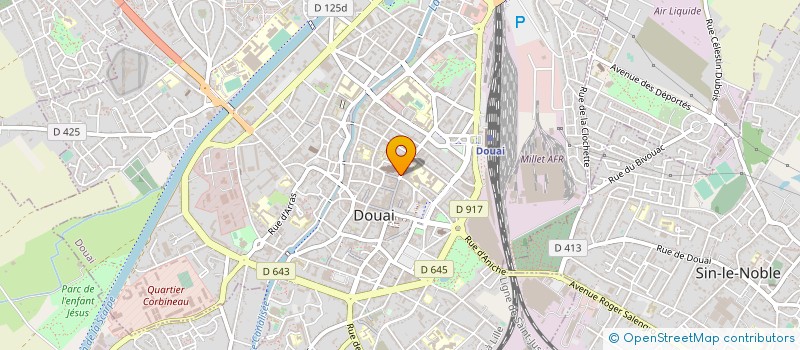 localisation de l'entreprise TALON D'OR à DOUAI