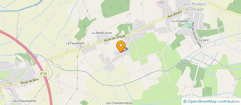 localisation de l'entreprise TALON TP ET PAYSAGE  LONGUE-JUMELLES