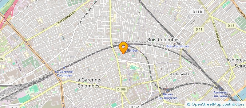 localisation de l'entreprise TALONS-POINTES à LA GARENNE-COLOMBES