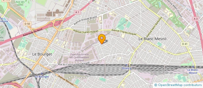 localisation de l'entreprise TALOS DECO SARL à DRANCY